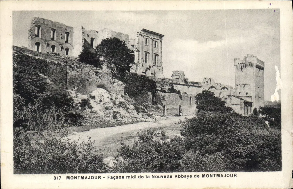 Montmajour — Südseite der Nouvelle Abbaye — Verlag: 317 - Vorderseite