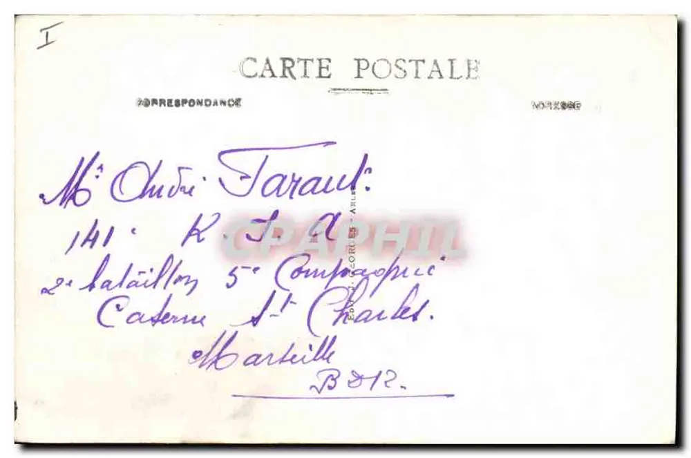Montmajour — Südseite der Nouvelle Abbaye — Verlag: 317 - Rückseite