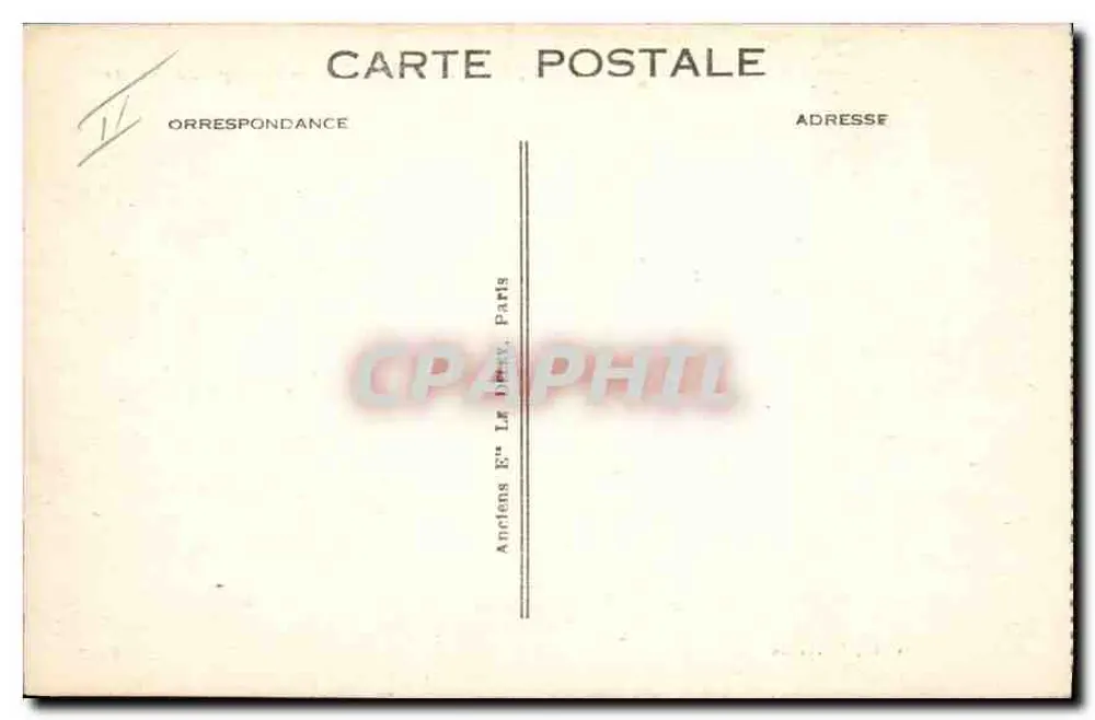 Trouville — Grupo de Villas — G. F., Le Havre - Verso