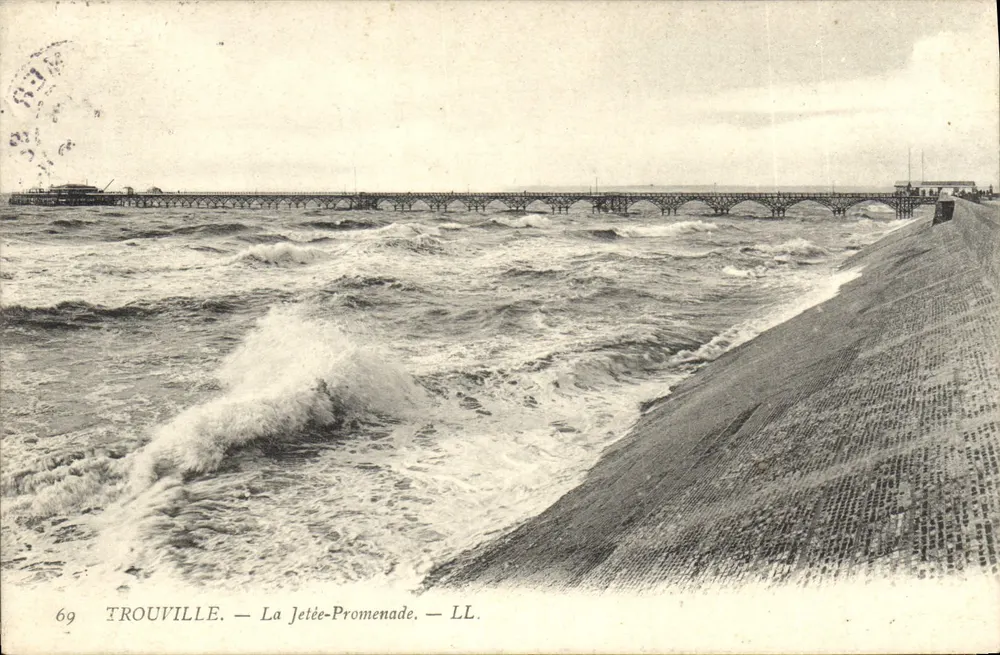Trouville — A Jetée-Promenade — LL. n°69 - Frente