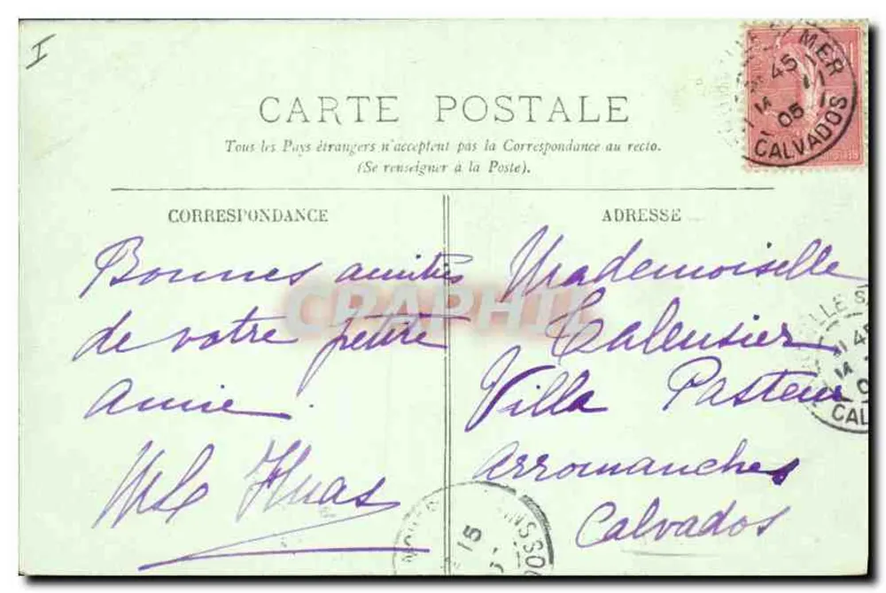 Trouville — A Jetée-Promenade — LL. n°69 - Verso