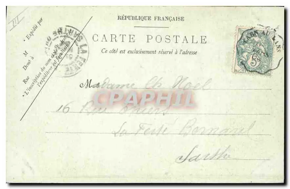 CAEN — O Interior de Saint-Pierre — LL. n°25 - Verso