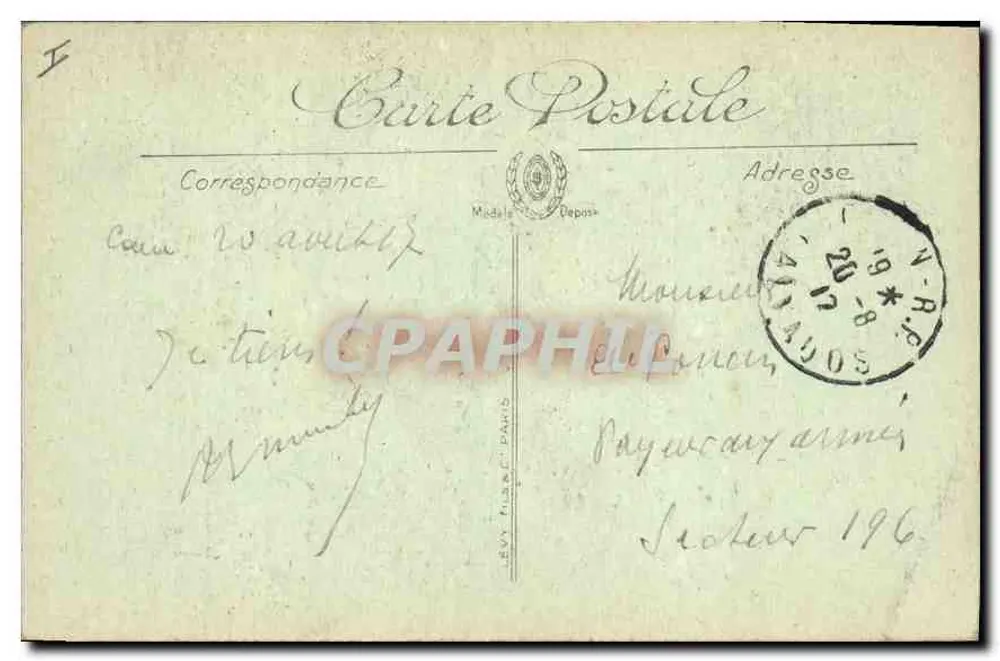 Caen — Torre dei Gens d'Armes — LL - Verso