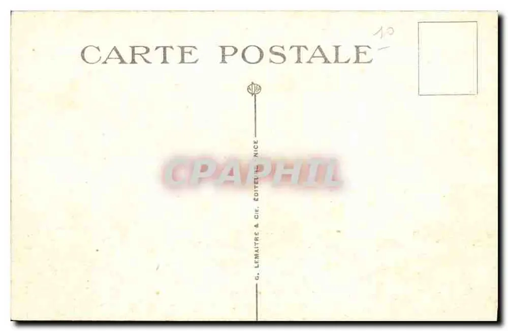 Villefranche-sur-Mer — Der Hafen und die Flotte — G. Lemaître & Cie, Nice - Rückseite