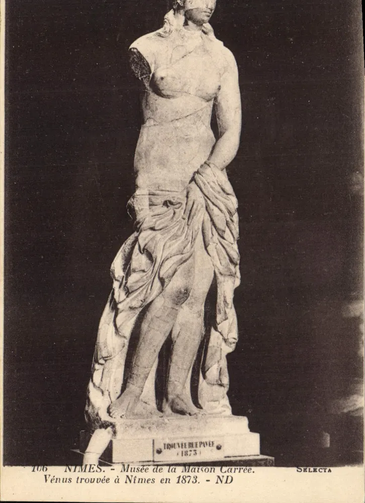 Nîmes - Venus, gefunden in Nîmes 1873 - Musée de la Maison Carrée - Selecta - Vorderseite
