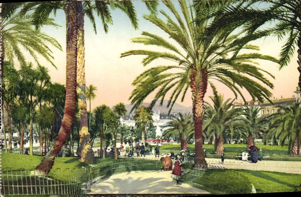 Jardim dos Palmier — Nice — Editor: J. L. B. (Nice, Élude de Palmiers) - Frente