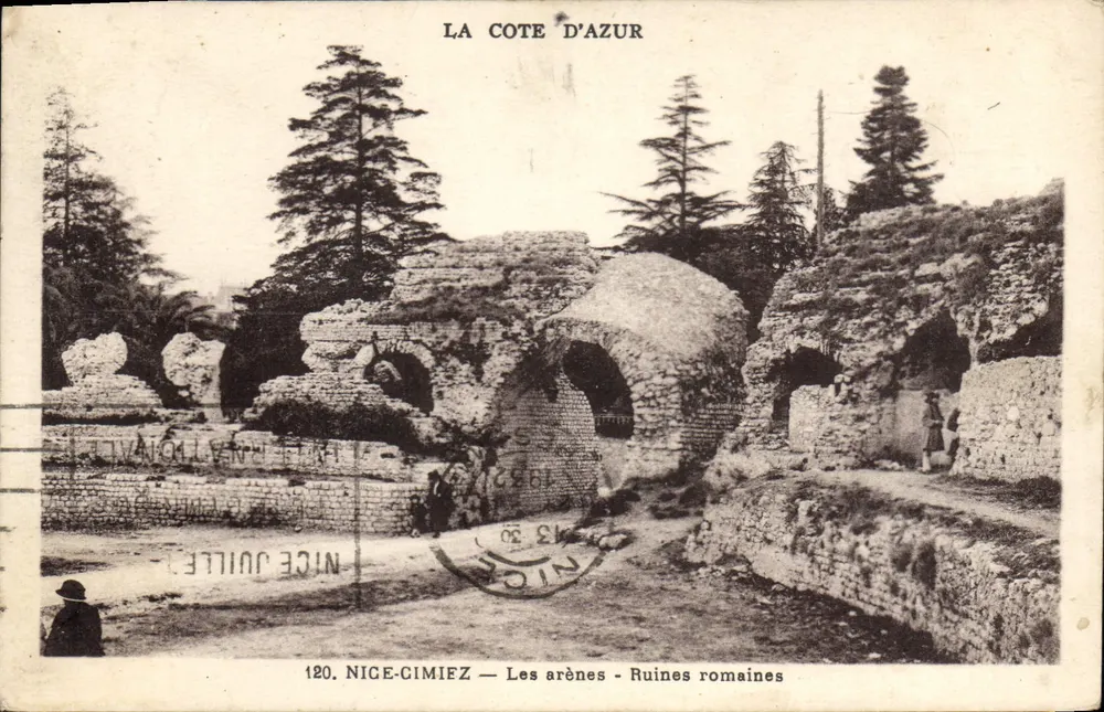 Nice-Cimiez — Die Arenen — Römische Ruinen — Verlag Munier, n°120 - Vorderseite