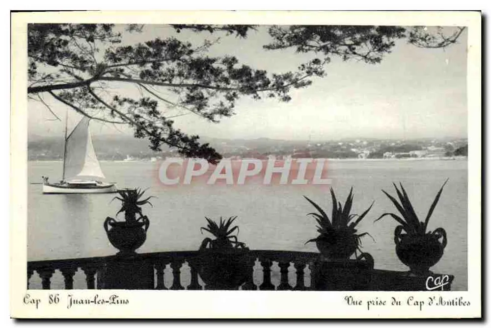Cap 86 Juan-les-Pins — Ansicht vom Cap d'Antibes — Verlag: Les Drillas Éditions, Nice - Vorderseite