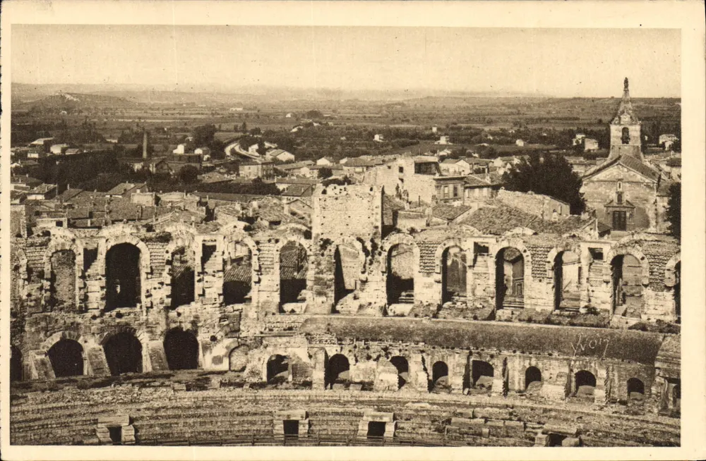 Arles — Allgemeine Ansicht der Arenen — Les Éditions d'Art YVON, Paris - Vorderseite