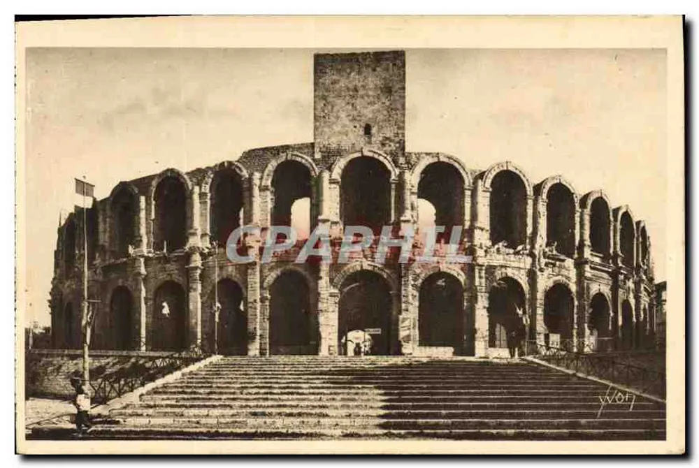 Les Arènes — Arles (Bouches-du-Rhône) — Edições d'Art YVON - Frente