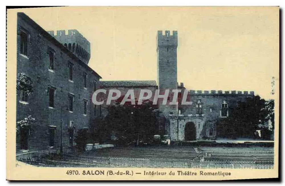 Salon (B.-du-R.) — Innenansicht des romantischen Theaters — Serie 4970 - Vorderseite