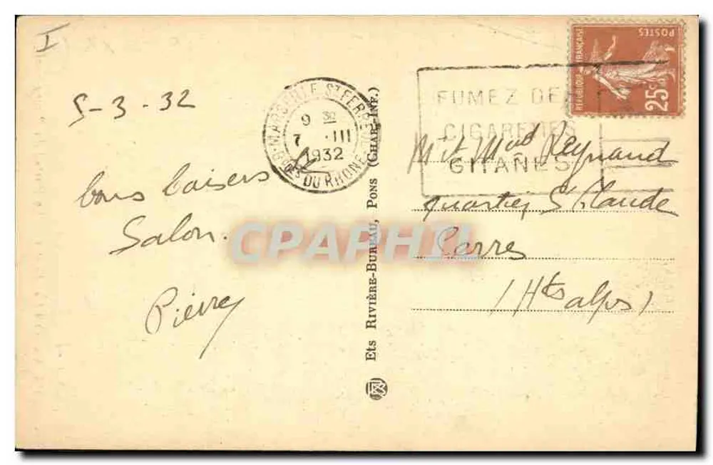 Salon (B.-du-R.) — Ansicht des Portails du Bourg Neuf — Edit. Remy n°4976 - Rückseite