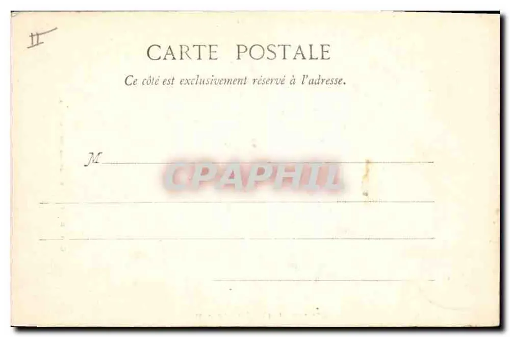 Chambéry - O Pátio do Castelo — Editor E. Reynaud, Fot. Besson, n° 227 - Verso
