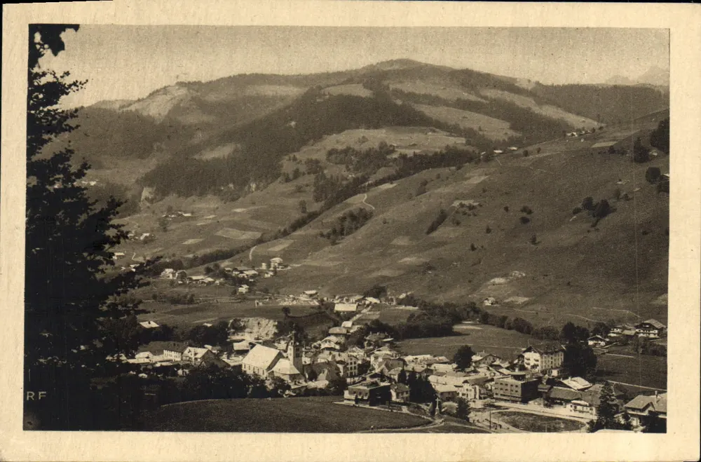 Mégeve — Vista geral — Edit. Raymond François - Frente