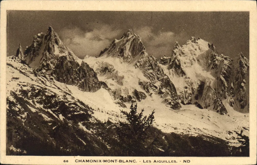 Chamonix-Mont-Blanc — As Agulhas — ND — N°66 - Frente