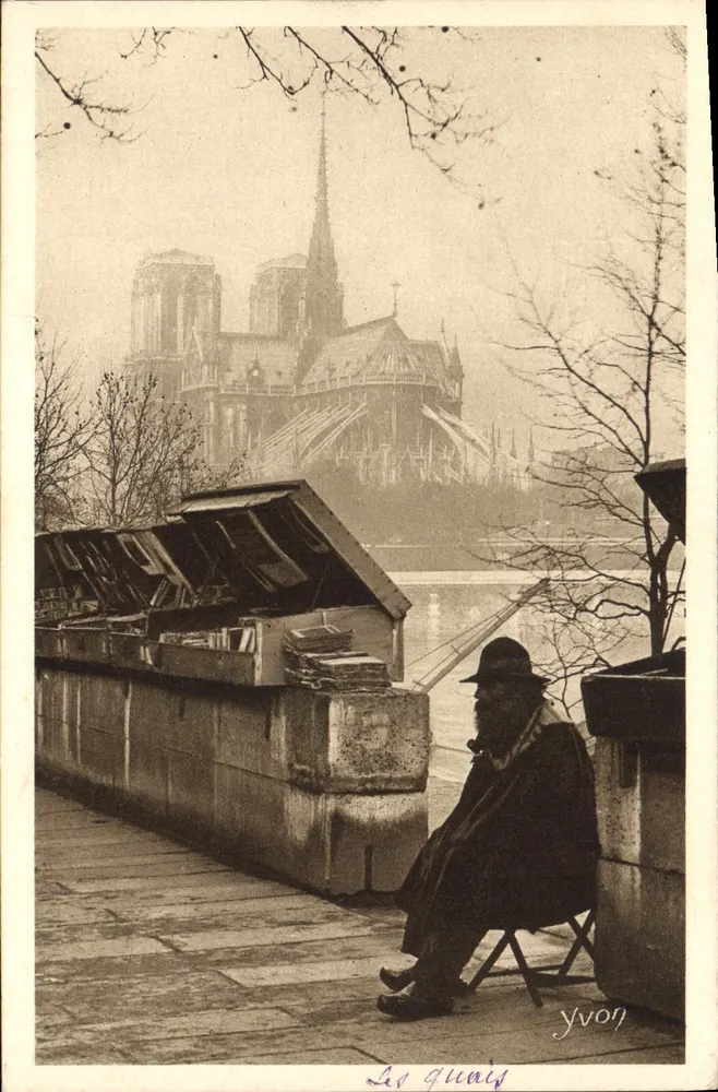 Die Quais — Notre-Dame de Paris — Künstlerische Ausgabe YVON, Nr. 54 - Vorderseite