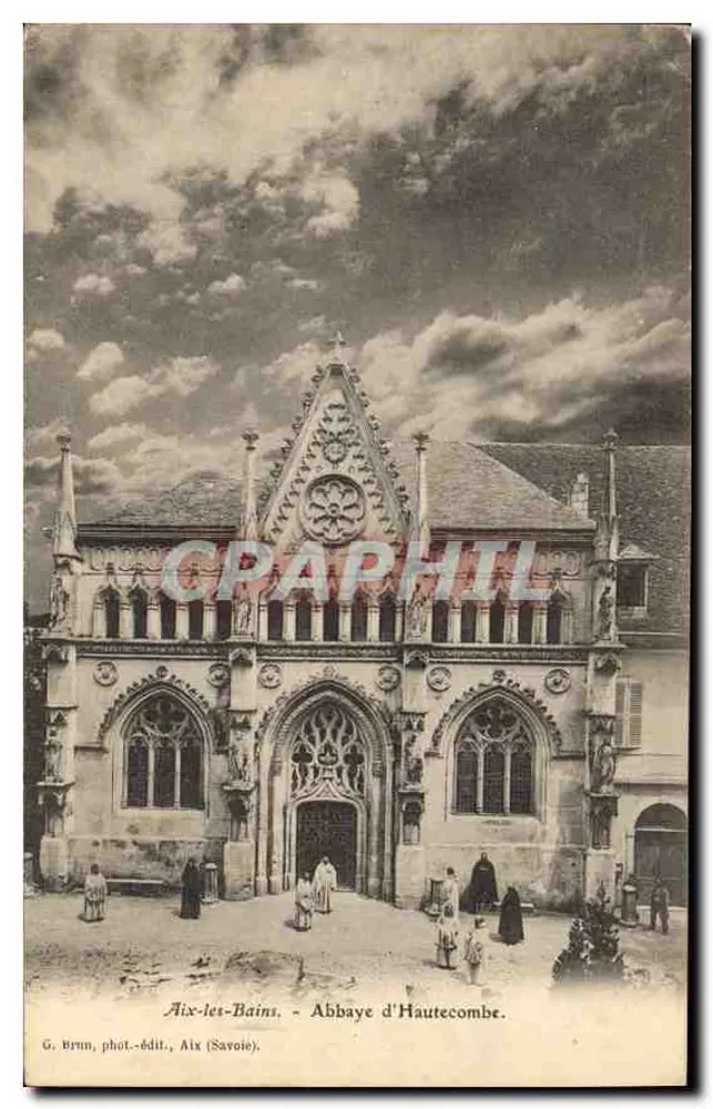 Aix-les-Bains - Abadia de Hautecombe — G. Brun, fot.-edit., Aix (Savoie) - Frente