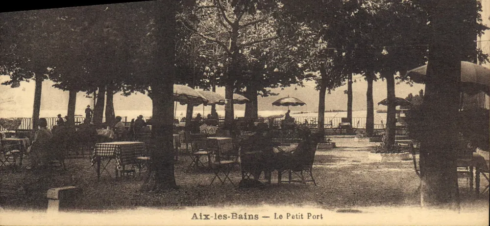 Aix-les-Bains — Mały Port — Impr. A. Turcat & Cie, Toulouse - Awers