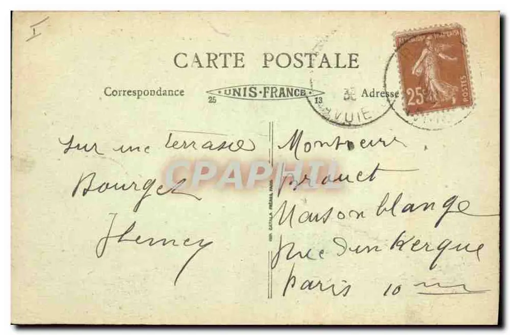 Aix-les-Bains — Visão geral — B. F. J. « Lue » - Verso