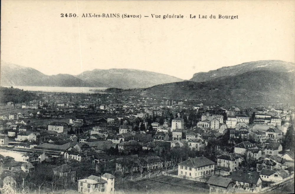 AIX-les-BAINS (Savoie) — Allgemeiner Blick — See Bourget - Vorderseite