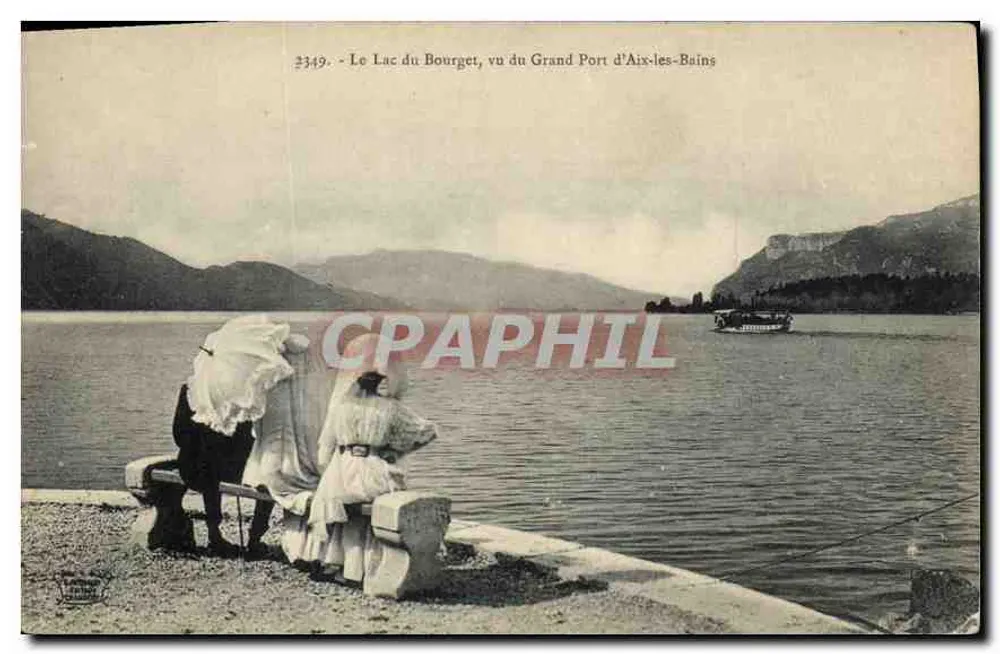 Le Lac du Bourget, vu du Grand Port d'Aix-les-Bains — n° 2349 — éditeur non visible - Vorderseite