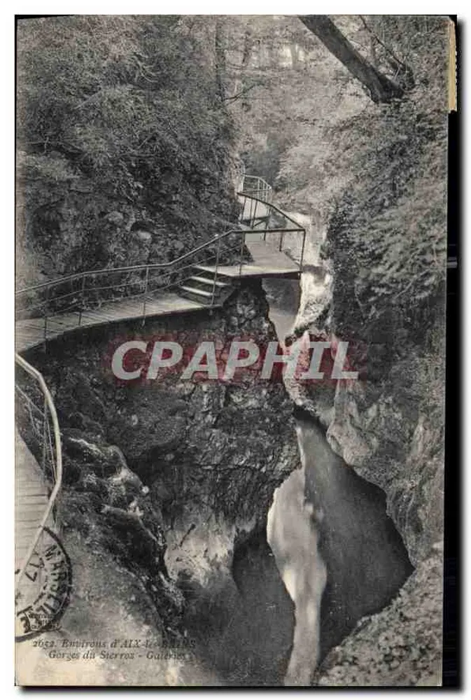 Gorges do Sterros - Gallerias — Environs d'ALX-LES-BAINS - Frente