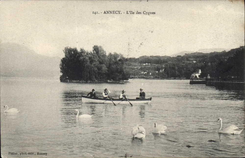 Annecy - Die Insel der Schwäne — Pittier, Fotoverlag, Annecy, Nr. 141 - Vorderseite