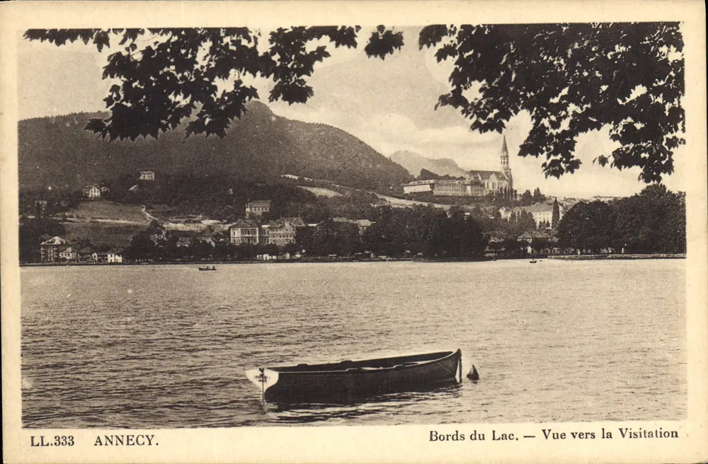Ufer des Sees — Blick zur Visitation — LL.333 — Annecy - Vorderseite