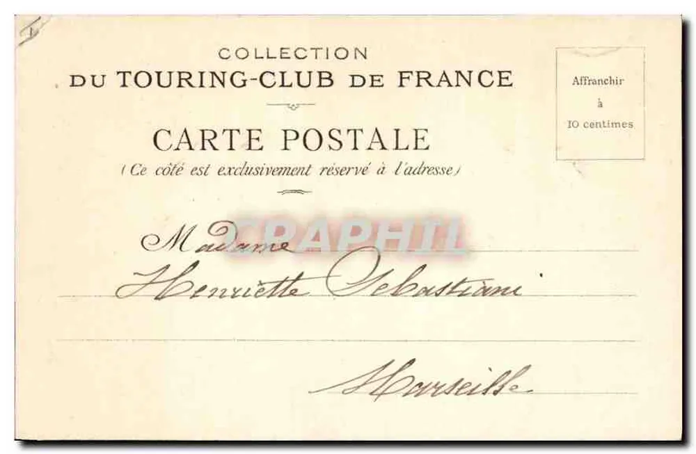 Chambéry — Castelo — Coleção do Touring-Club da França - Verso