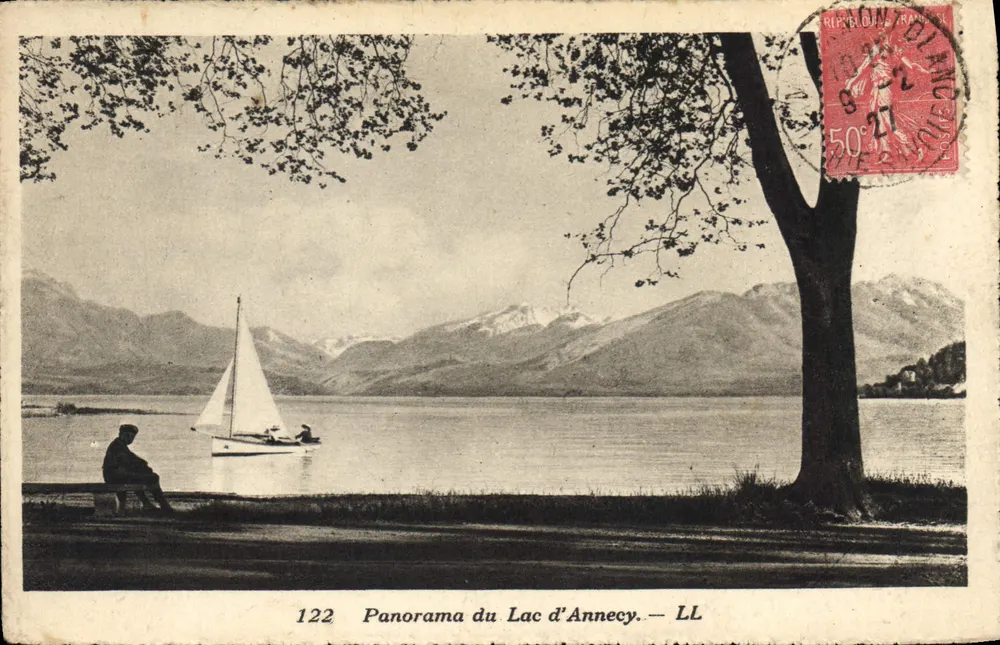Panorama do Lago de Annecy — LL — n°122 - Frente