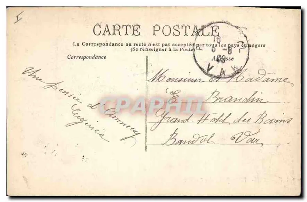 Ilha dos Cisnes — Annecy — L.F. 1098 - Verso