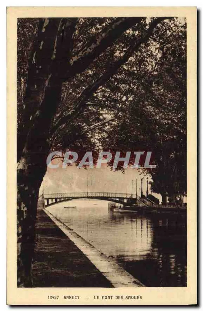 Annecy — O Pont dos Amores — Edição Verany, Imp. Braun - Frente