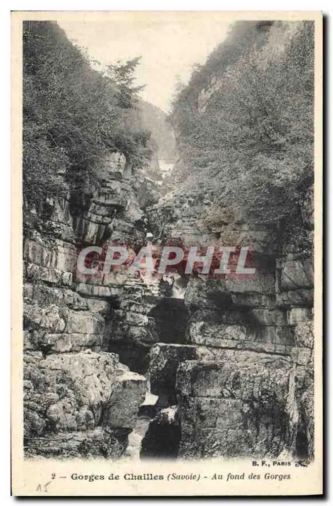 Gorges de Chailles (Savoie) — Am Grund der Gorges — B. F., PARIS - Vorderseite