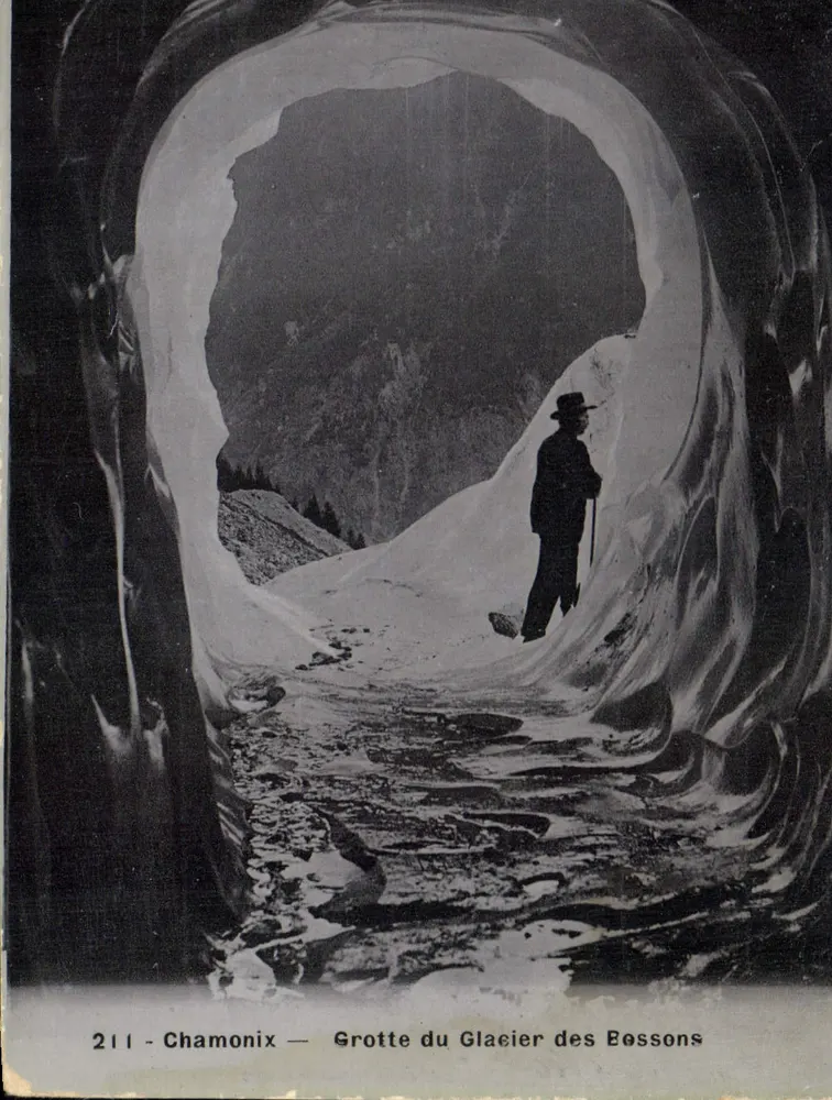 Chamonix — Gruta do Glaciar dos Bessons — Librairie Alpha L. Gross - Frente