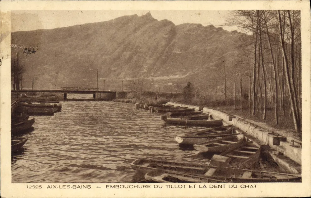 Aix-les-Bains — Embouchure du Tillot et la Dent du Chat — n° 12525 - Recto