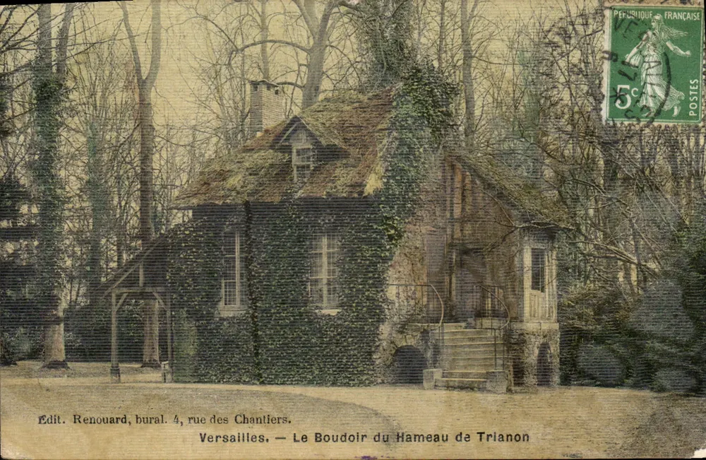 Der Boudoir des Hameles Trianon — Versailles — Verlag Renouard, 4, rue des Chantiers - Vorderseite