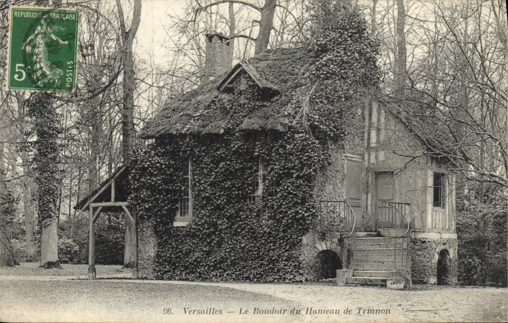 Versailles — Das Boudoir des Hameau de Trianon — J. Bellamy, n°96 - Vorderseite