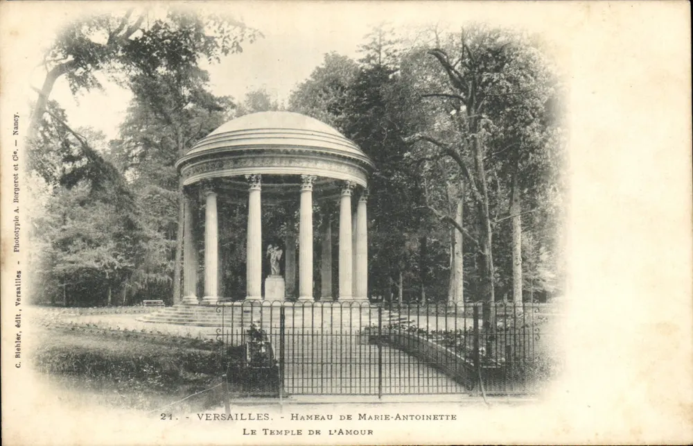 Versailles - Hameau de Marie-Antoinette - Der Tempel der Liebe — C. Riehler, Verlag Versailles, Nancy — Nr. 24 - Vorderseite