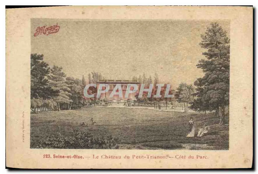 Schloss Petit-Trianon — Seite des Parks — Maggi, n°123 - Vorderseite