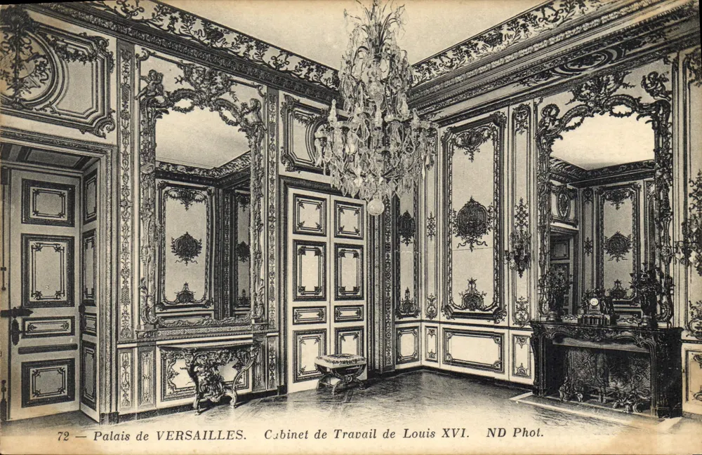 Schloss VERSAILLES — Cabinet de Travail de Louis XVI — ND Phot. - Vorderseite