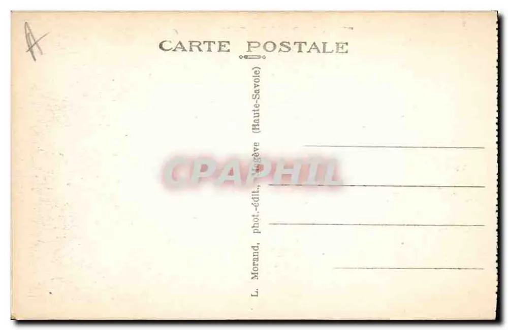 Mégeve - Cachoeira da Stassaz (55 m.) - L. Morand, fot.-édil., Mégeve - Verso