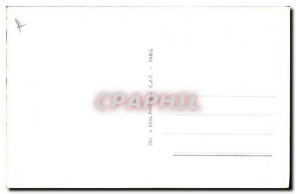 Der Bois du Bouchet, die Bucht und der Mont Blanc — Chamonix — Verlag (52) « REAL-PHOTO » C.A.P. PARIS - Rückseite