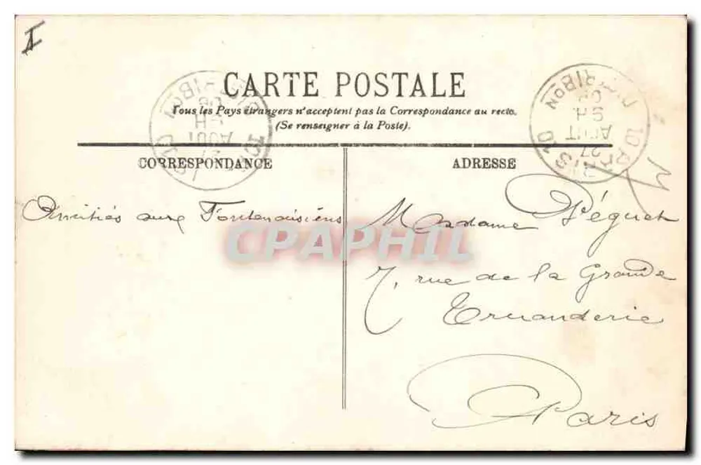 Lago do Bourget visto do Hotel de la Chambotte — LL. - Verso