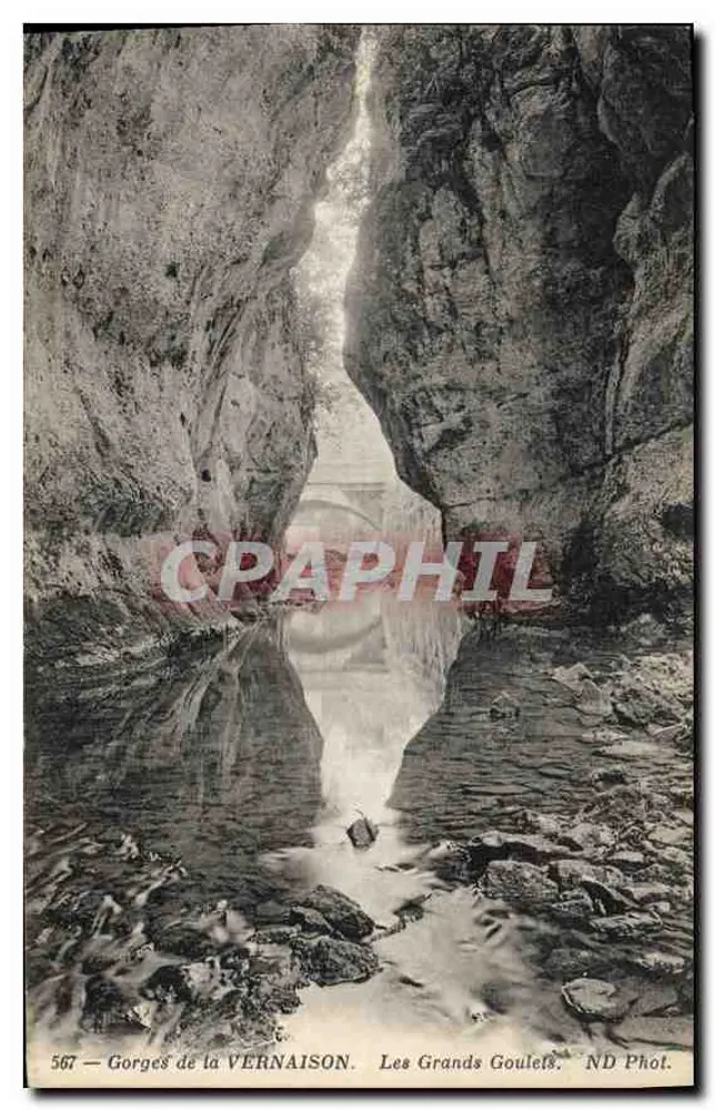 Gorges da Vernaïson — Os Grandes Goulets — ND Fot. - Frente