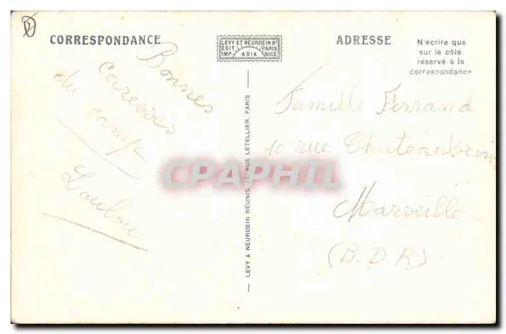 Chamonix-Mont-Blanc — Mer de Glace — LL. — n° 492 - Verso