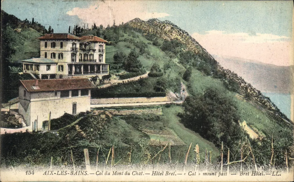 Aix-les-Bains — Col du Mont Chat — Hotel Bret - Vorderseite