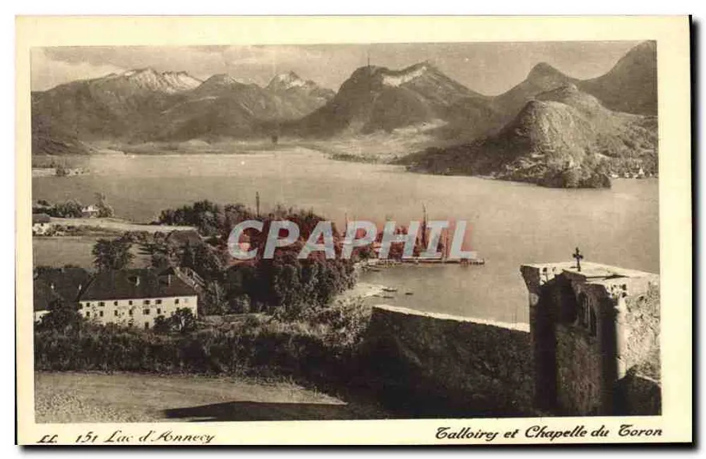 See Annecy — Calloirey und Kapelle Corron — Verlag: Lot de Georges Bridot, Paris - Vorderseite