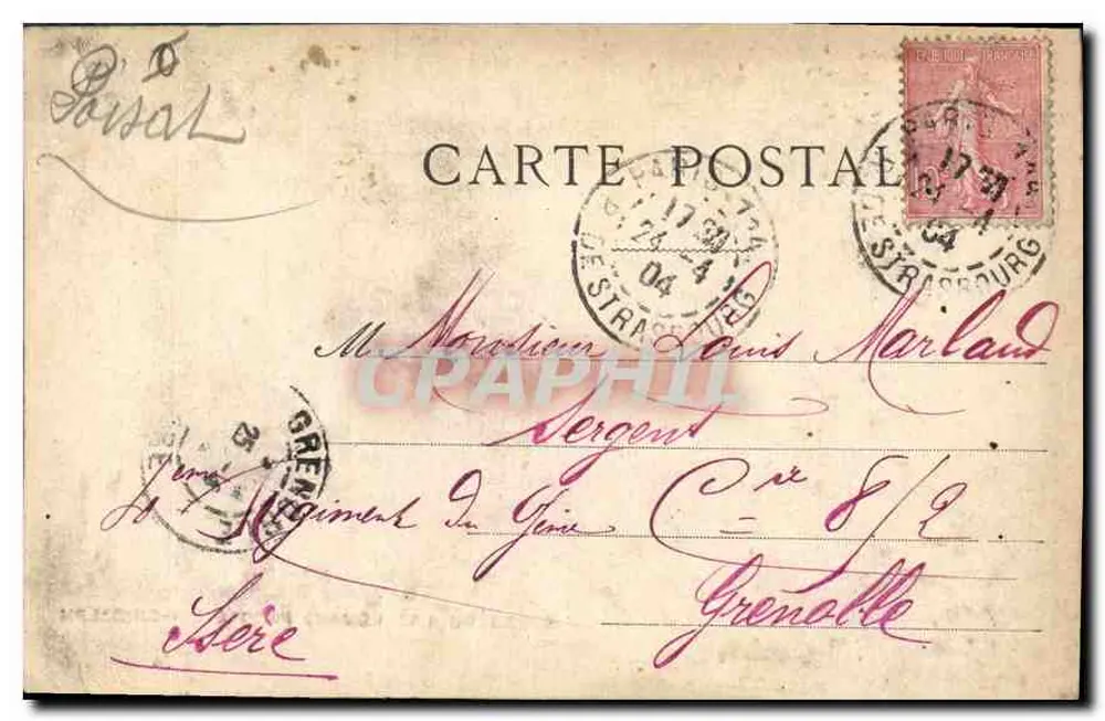 Margens do Lago Léman, perto de Saint-Gingolph — editor não identificado, número de série não visível - Verso