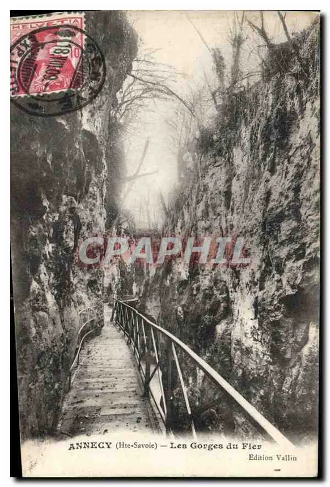 ANNÉCY (Hte-Savoie) — Die Gorges du Fier — Edition Vallin - Vorderseite
