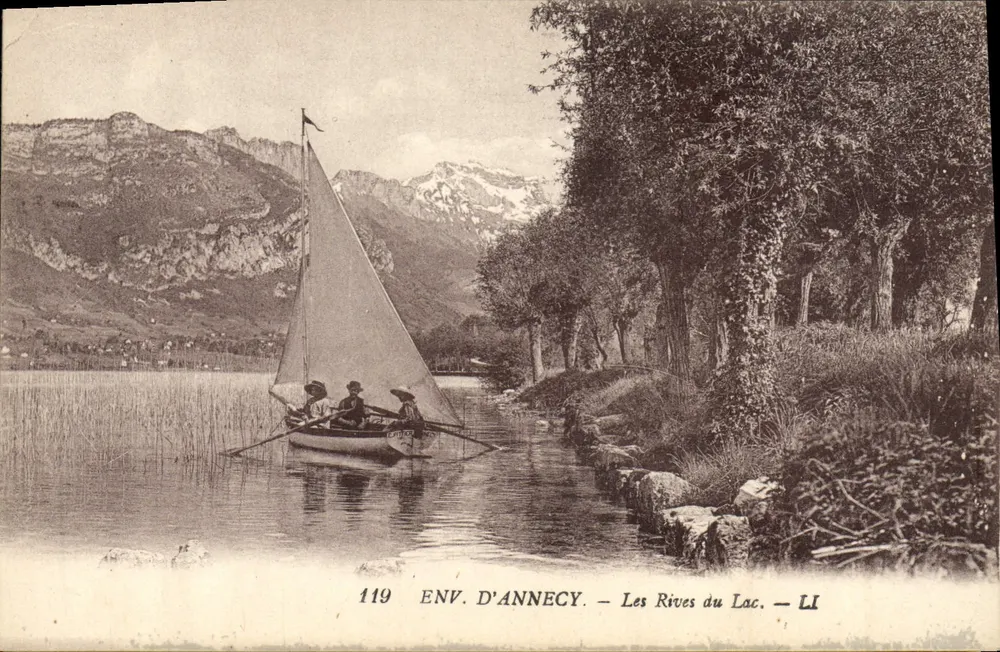 Die Ufer des Sees — ENV. D'ANNECY — LI — n°119 - Vorderseite